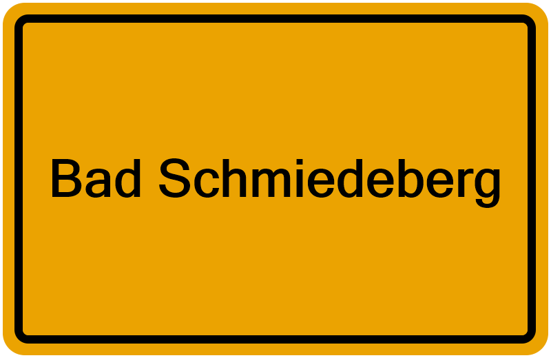 Handelsregister Bad Schmiedeberg